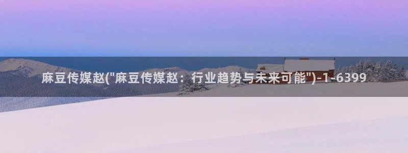 麻豆精品：麻豆传媒赵(\