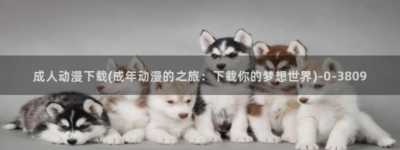 动漫黄:成人动漫下载(成年动漫的之旅:下载你的梦想世界)